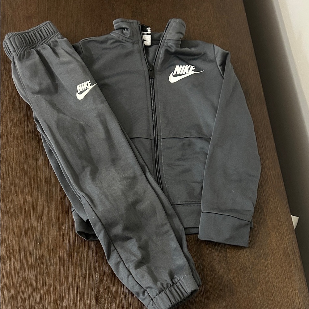 Nike Kids Dark Gray Tracksuit Set